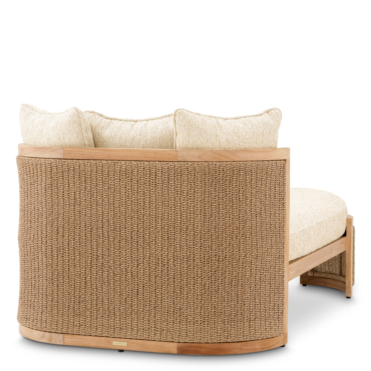 Cushioned Rattan-Look Outdoor Daybed Marenzo | Eichholtz Miami