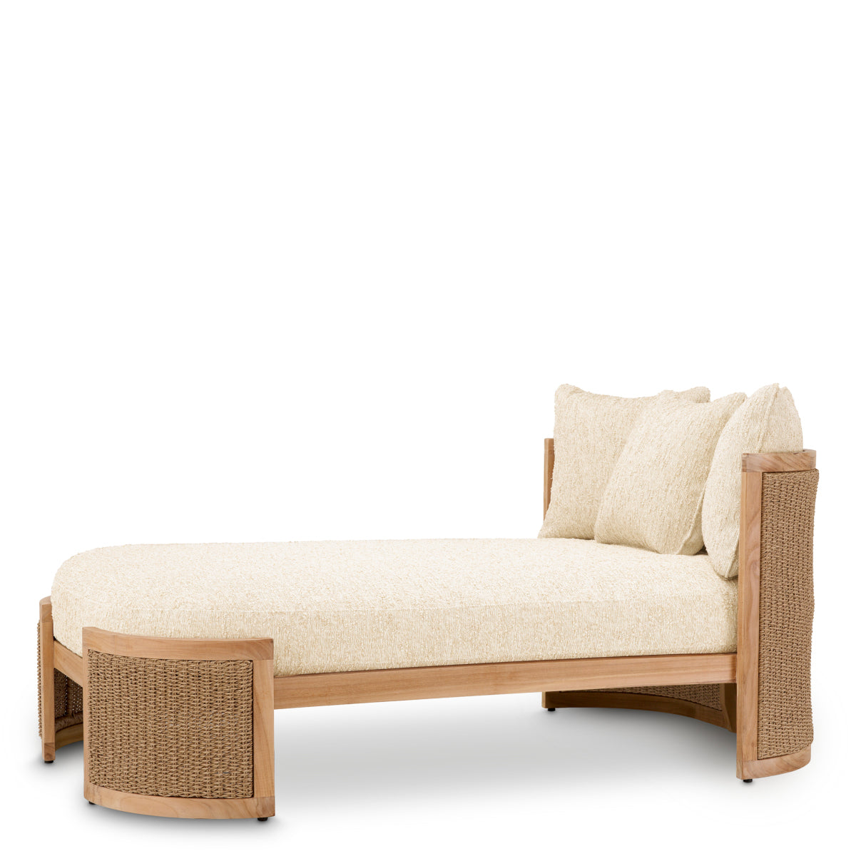 Cushioned Rattan-Look Outdoor Daybed Marenzo | Eichholtz Miami