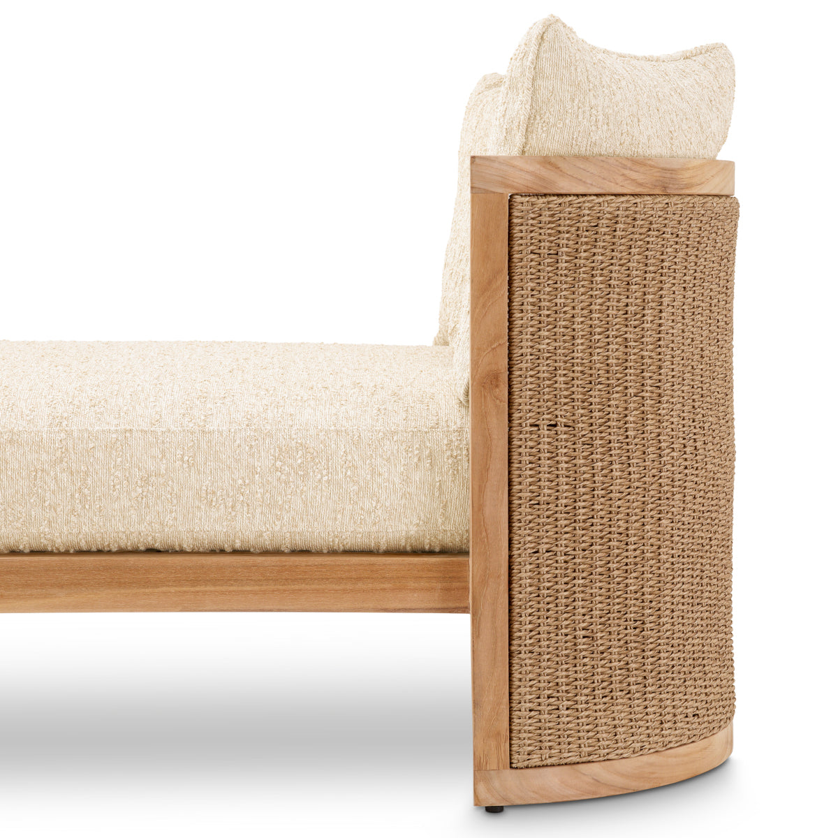 Cushioned Rattan-Look Outdoor Daybed Marenzo | Eichholtz Miami