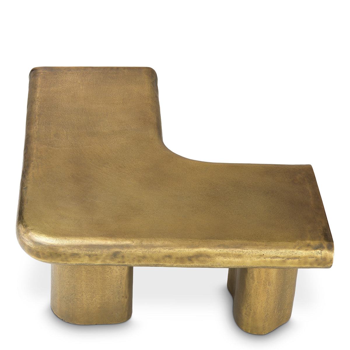 Hammered Brass Coffee Table Bellington | Eichholtz Miami