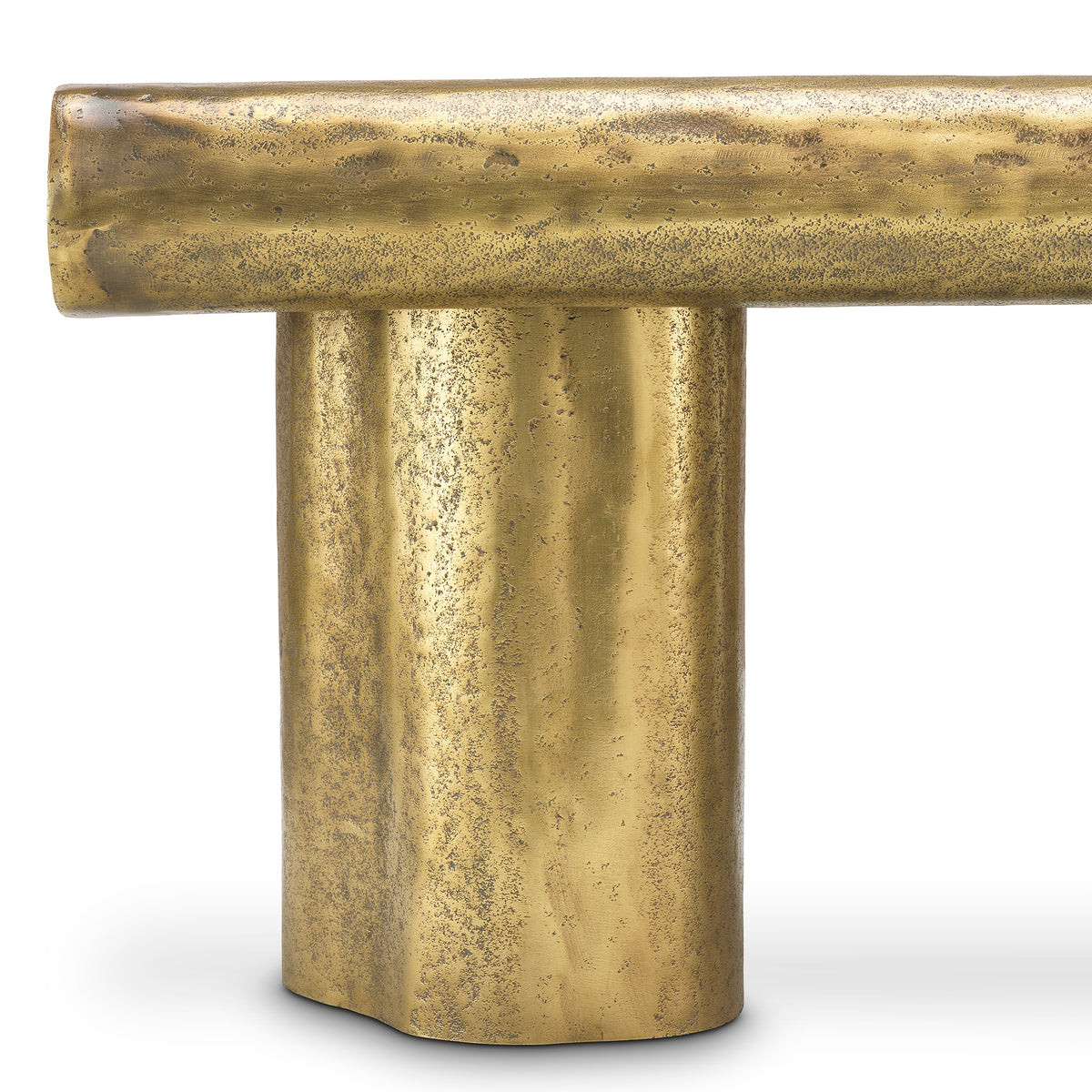 Hammered Brass Coffee Table Bellington | Eichholtz Miami