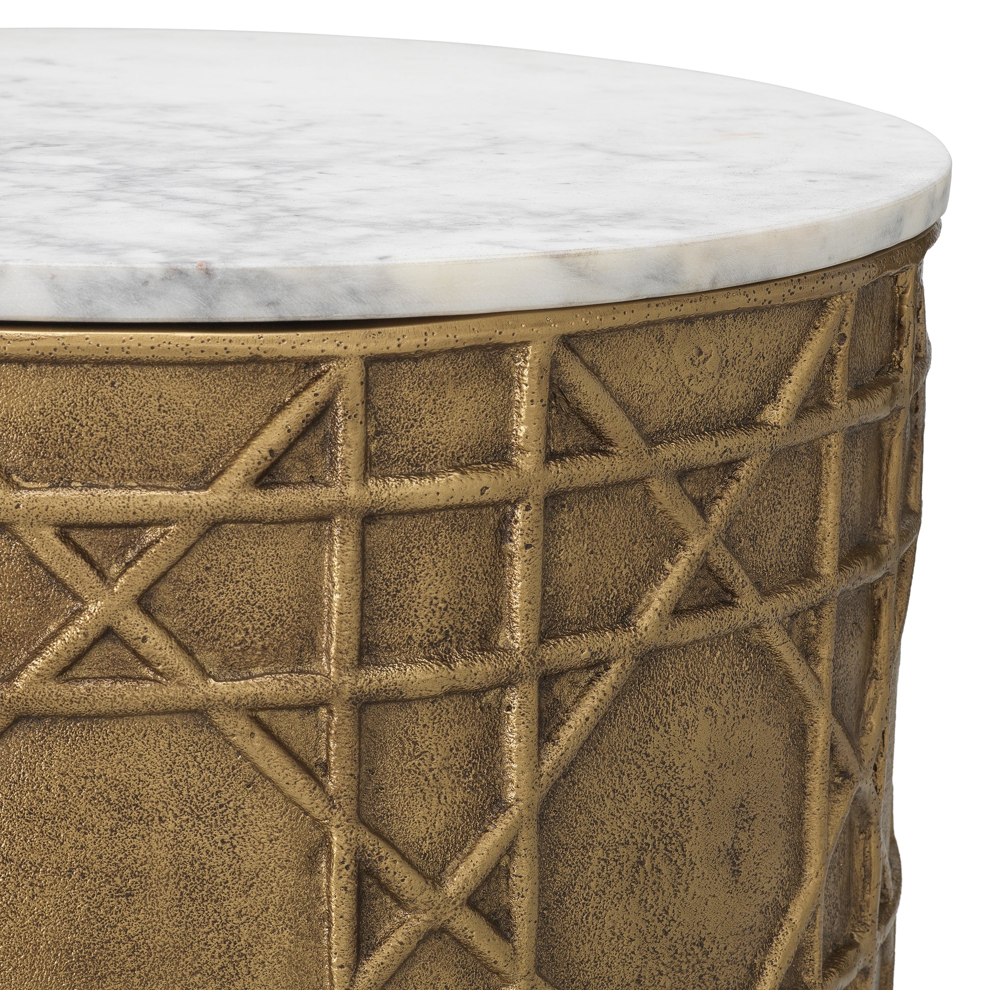 White Marble Coffee Table Laurenson | Eichholtz Miami