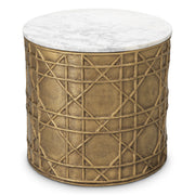 White Marble Side Table Laurenson | Eichholtz Miami