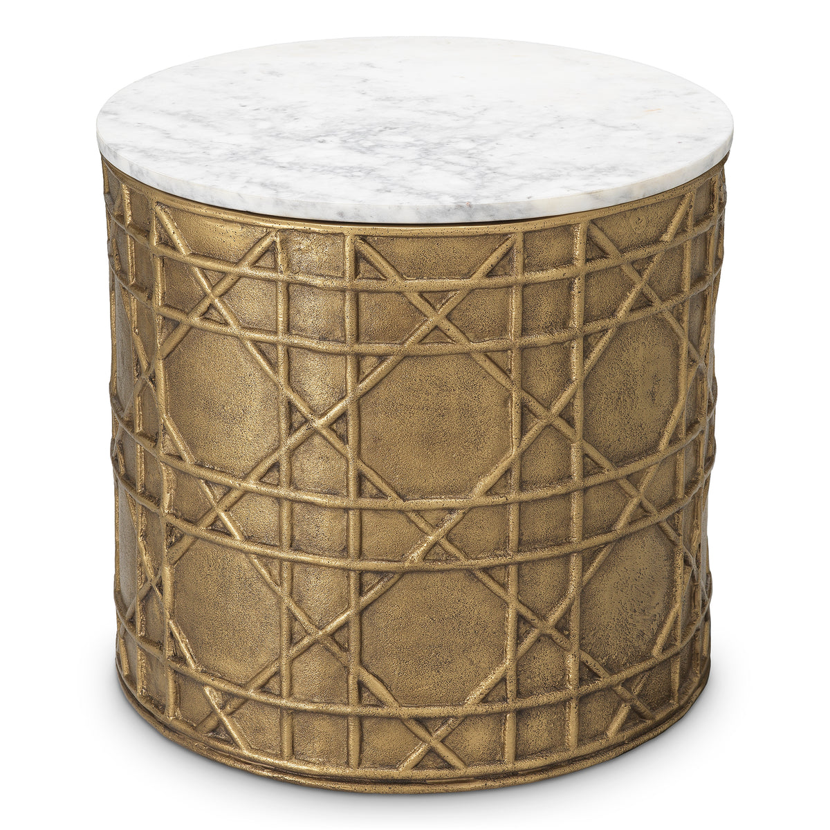 White Marble Side Table Laurenson | Eichholtz Miami