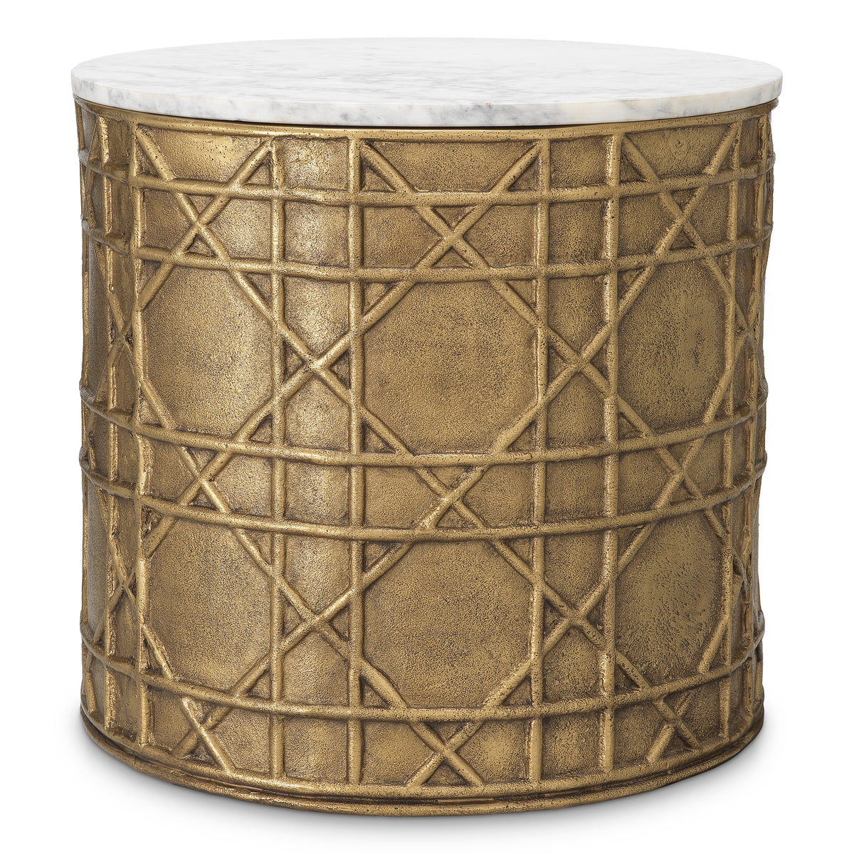 White Marble Side Table Laurenson | Eichholtz Miami