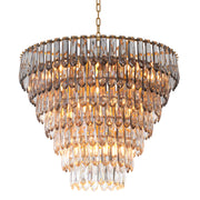 Glass Prism Tiered Chandelier Gwendolyn | Eichholtz Miami