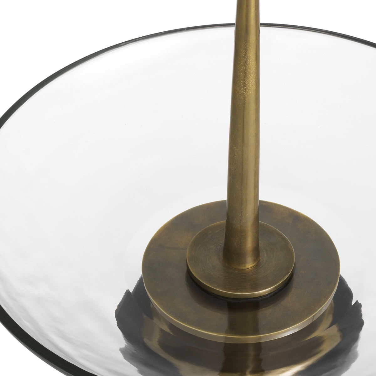 Brass Stemmed Glass Bowl Opio | Eichholtz Miami