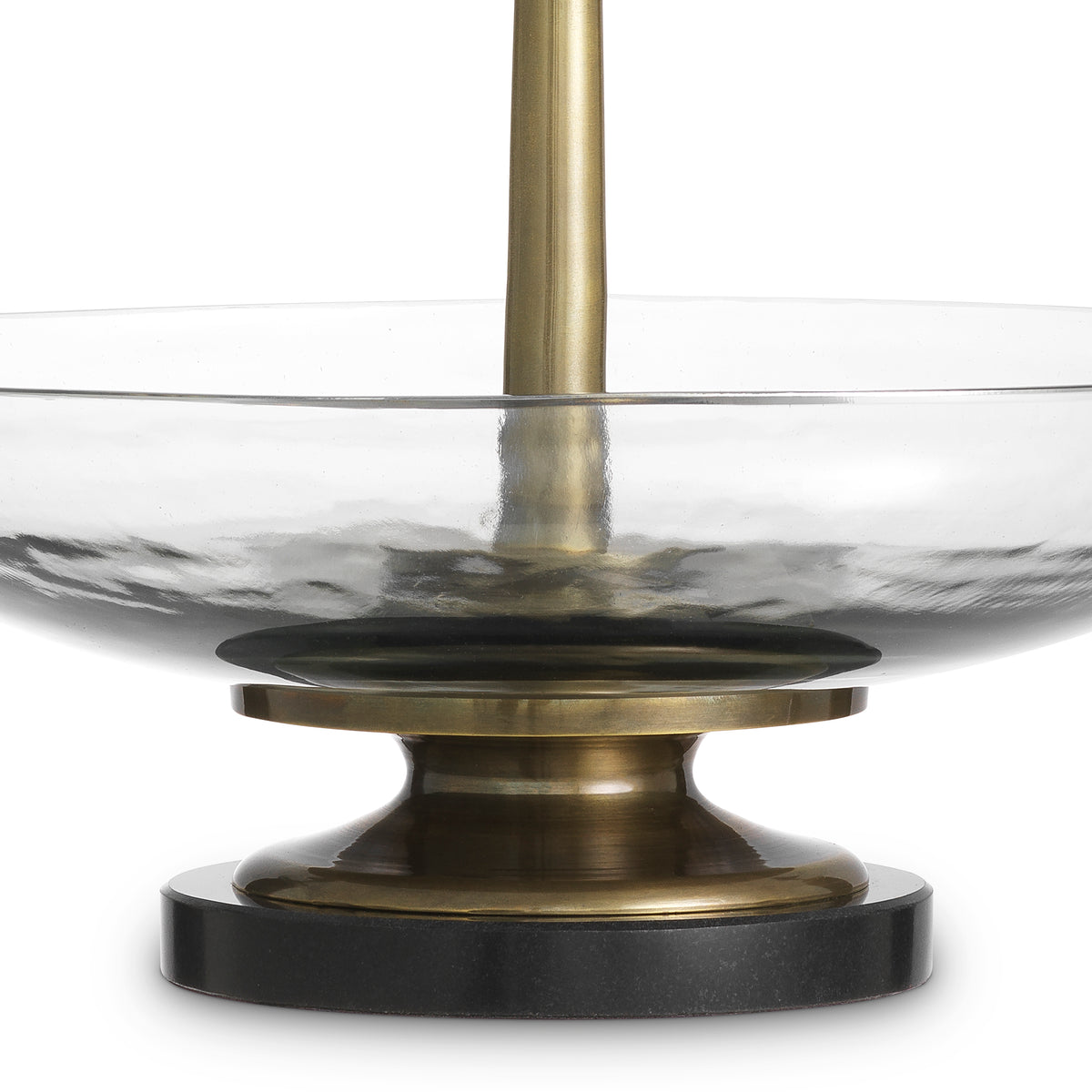 Brass Stemmed Glass Bowl Opio | Eichholtz Miami