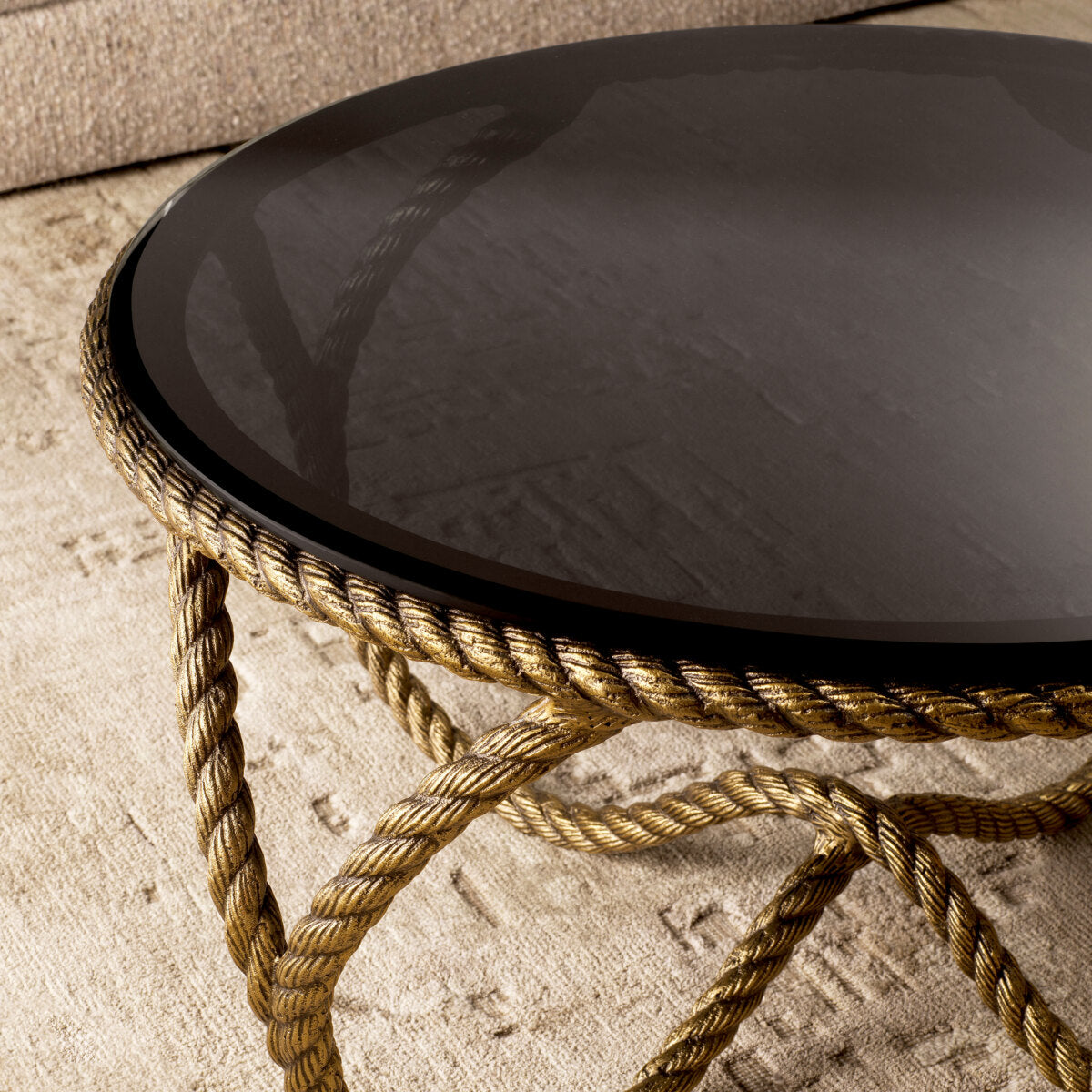 Smoke Glass Coffee Table Vedra | Eichholtz Miami