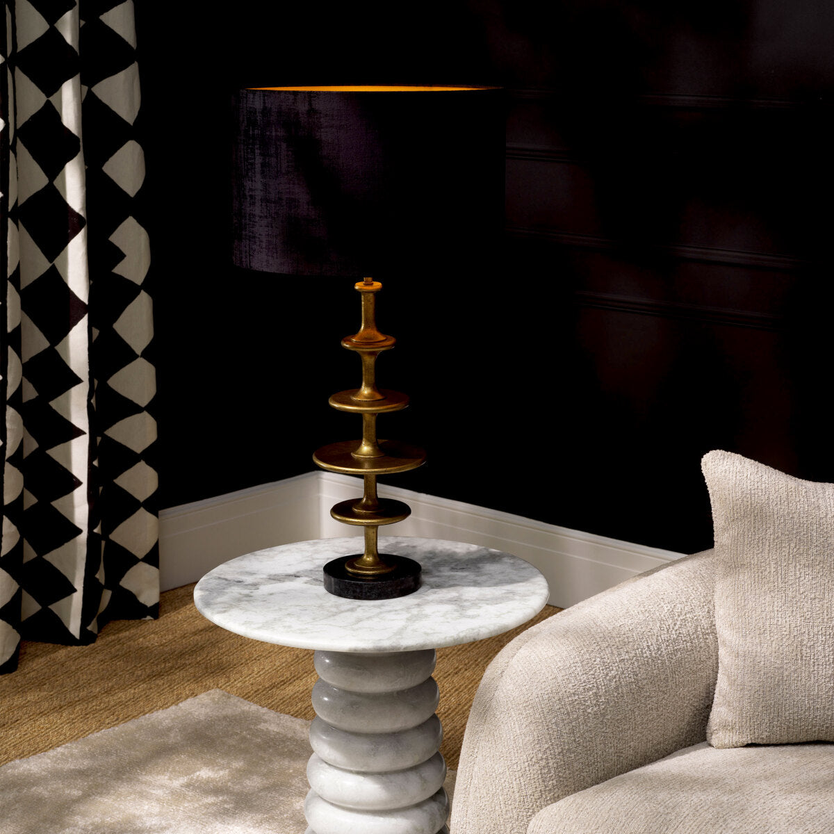 Black Shade Table Lamp Rosetti | Eichholtz Miami
