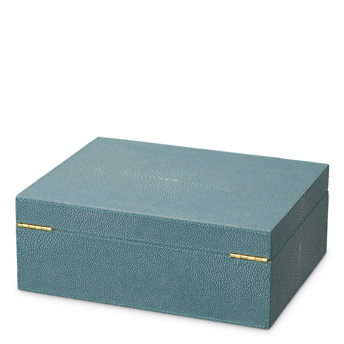 Blue Shagreen-Look Box Menton | Eichholtz Miami