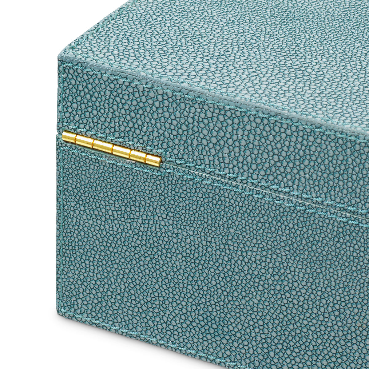 Blue Shagreen-Look Box Menton | Eichholtz Miami