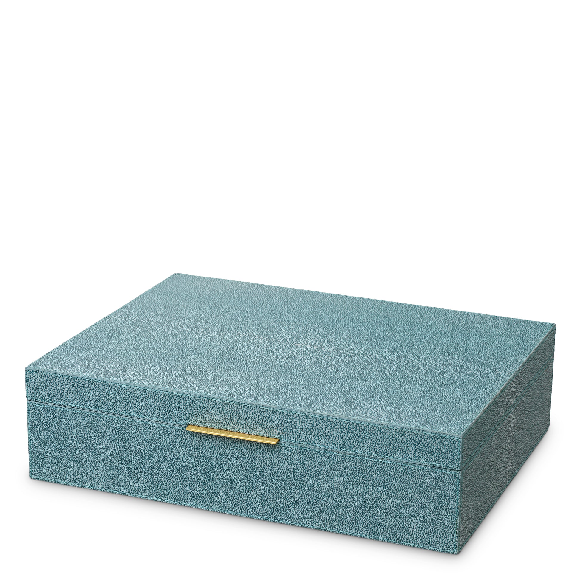 Blue Shagreen-Look Box Menton | Eichholtz Miami