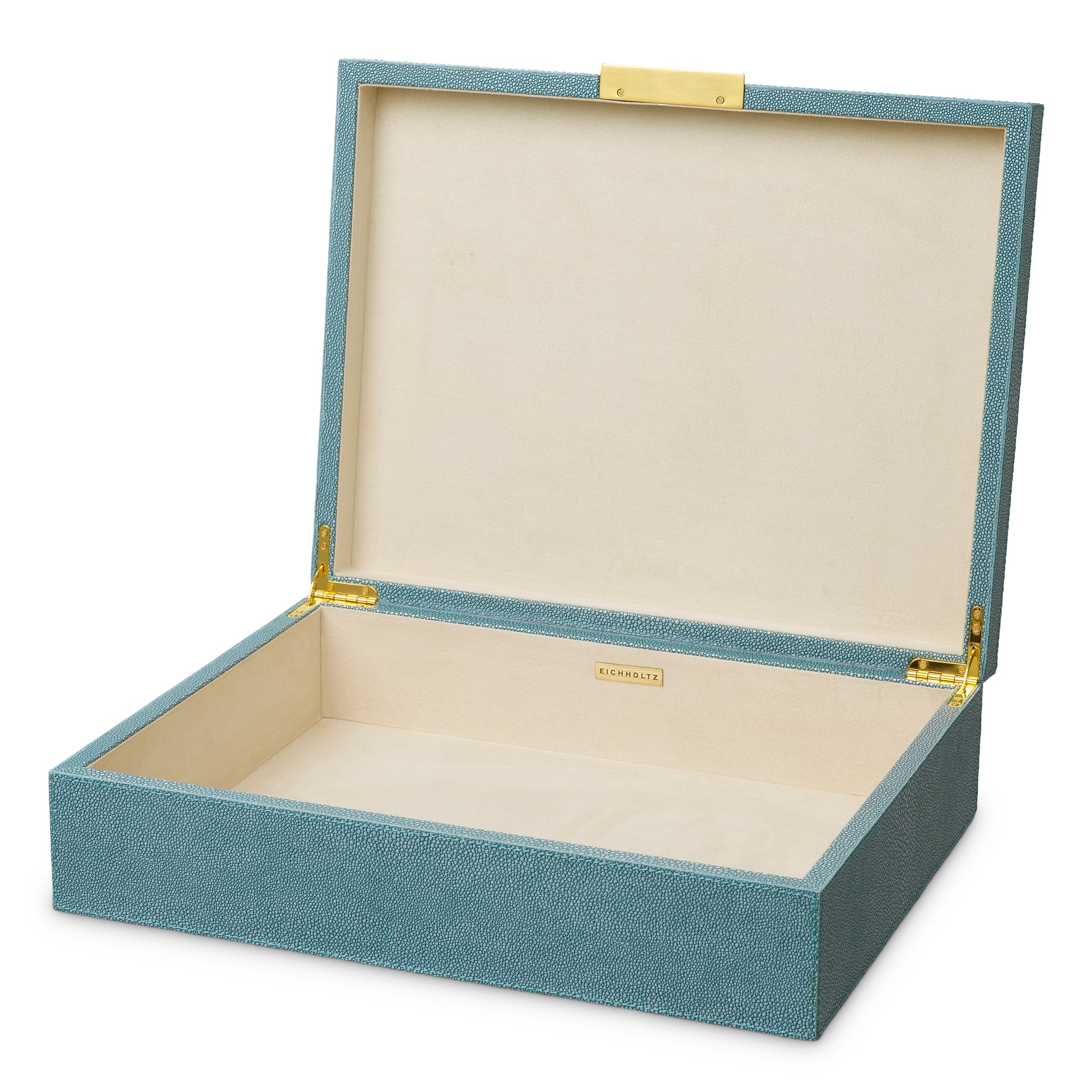 Blue Shagreen-Look Box Menton | Eichholtz Miami