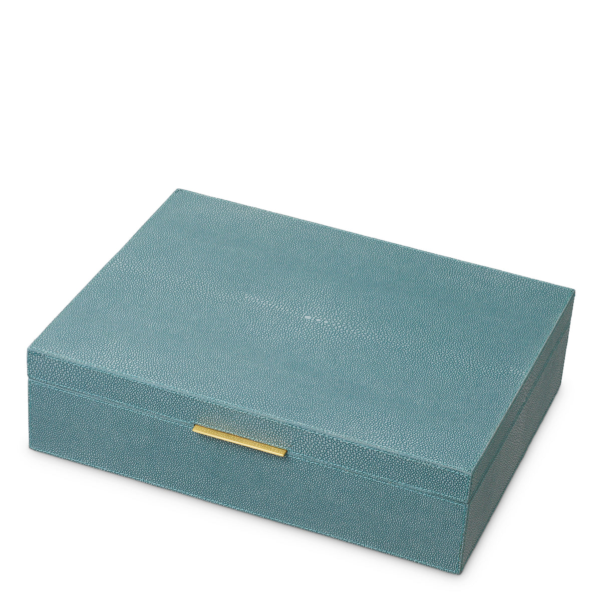 Blue Shagreen-Look Box Menton | Eichholtz Miami
