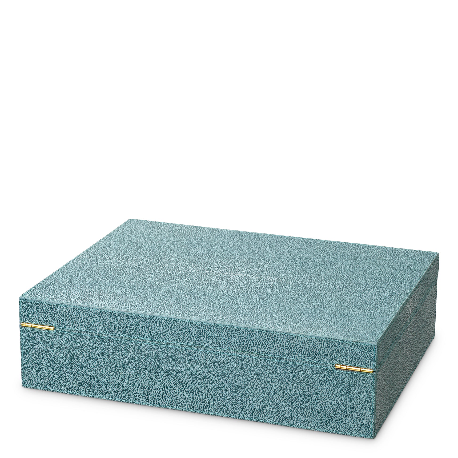 Blue Shagreen-Look Box Menton | Eichholtz Miami