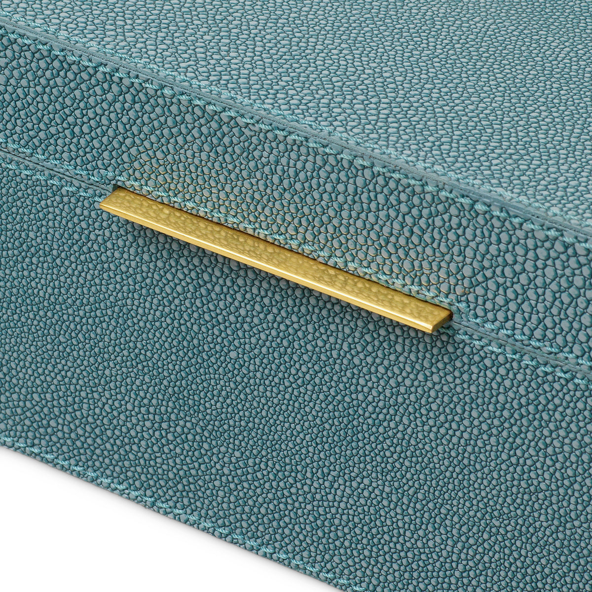 Blue Shagreen-Look Box Menton | Eichholtz Miami
