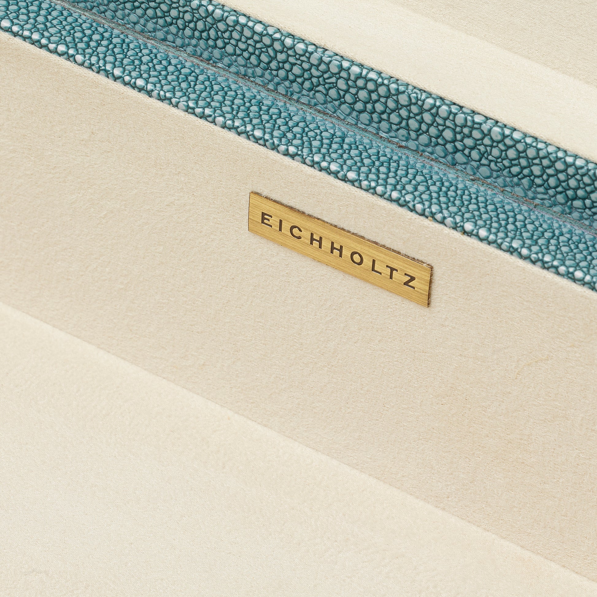 Blue Shagreen-Look Box Menton | Eichholtz Miami