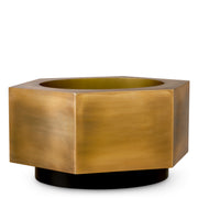 Vintage Brass Planter Montura low | Eichholtz Miami
