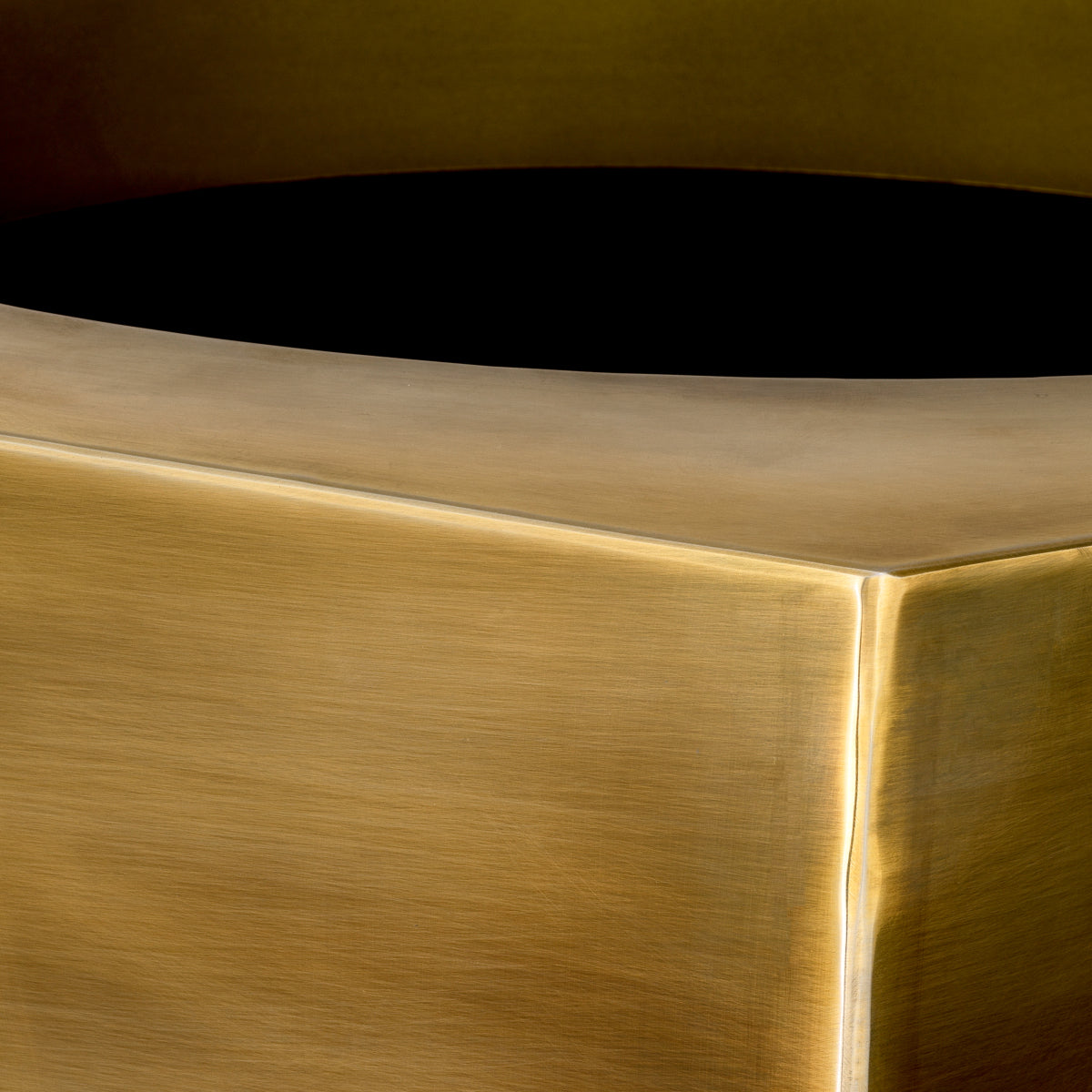 Vintage Brass Planter Montura high | Eichholtz Miami