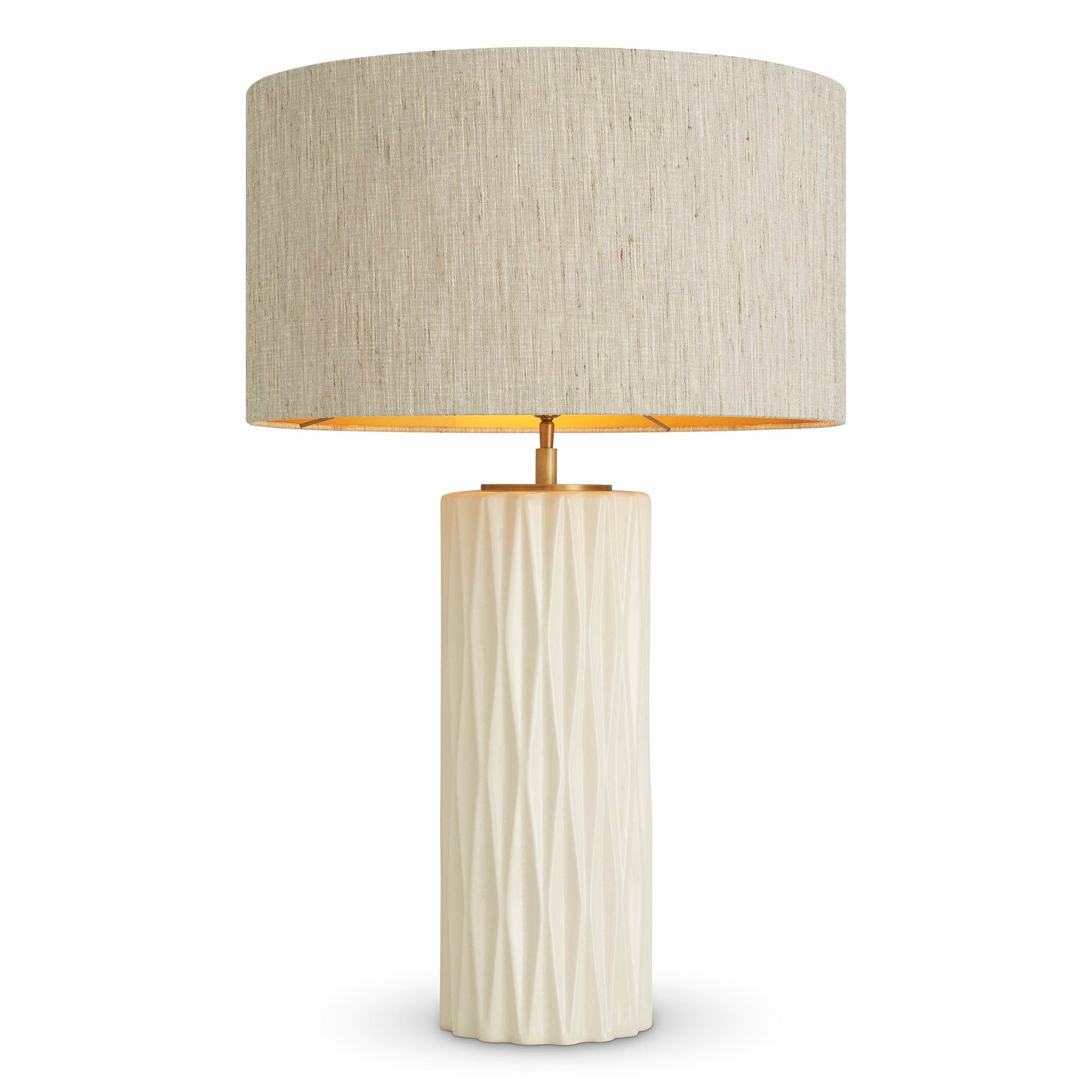 Cream Ceramic Table Lamp Amarello | Eichholtz Miami