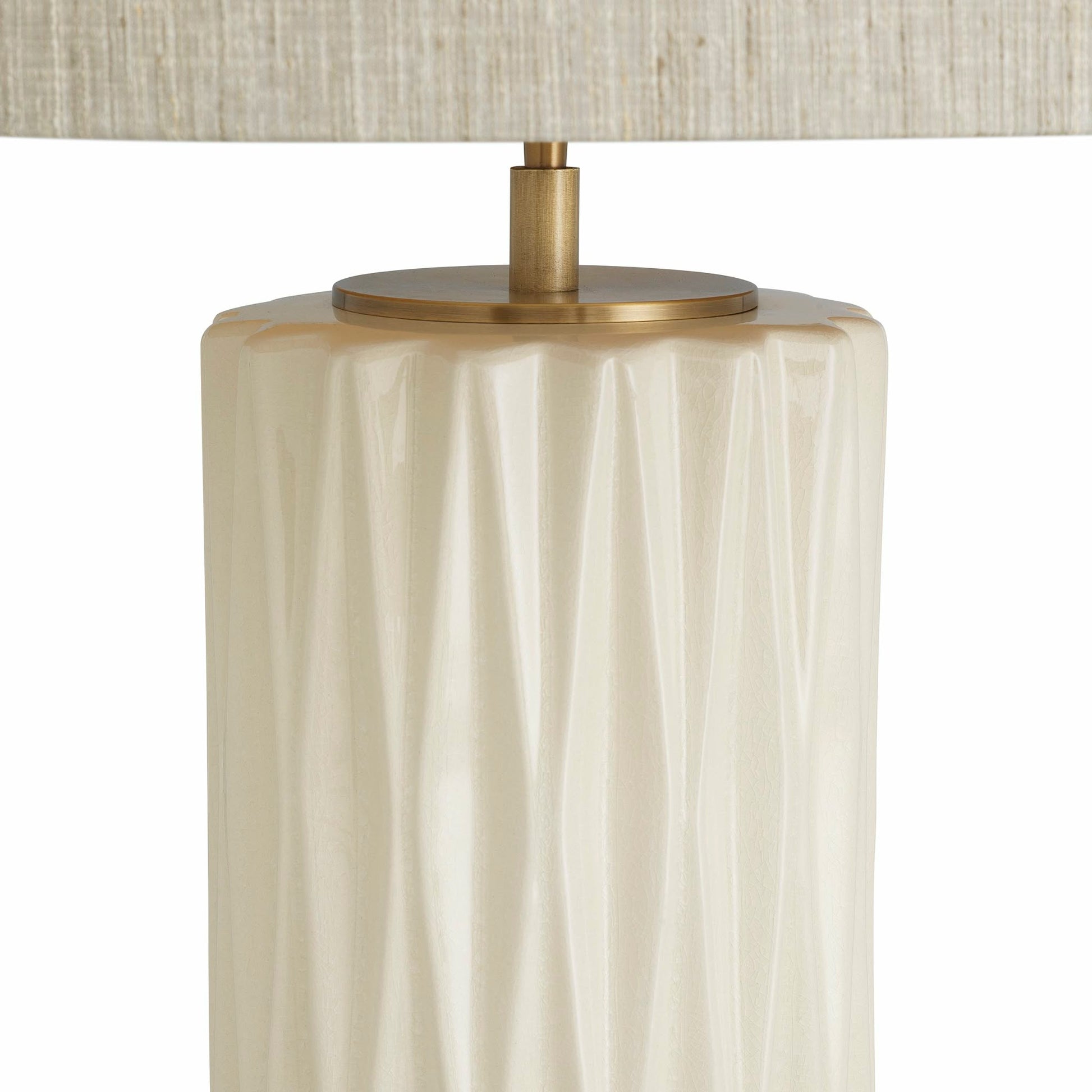 Cream Ceramic Table Lamp Amarello | Eichholtz Miami
