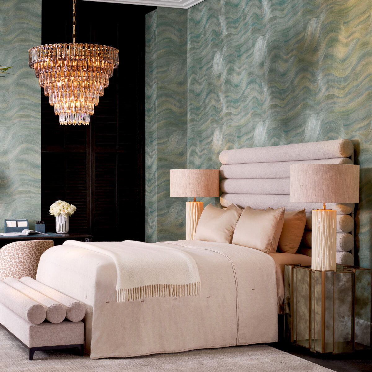 Cream Ceramic Table Lamp Amarello | Eichholtz Miami