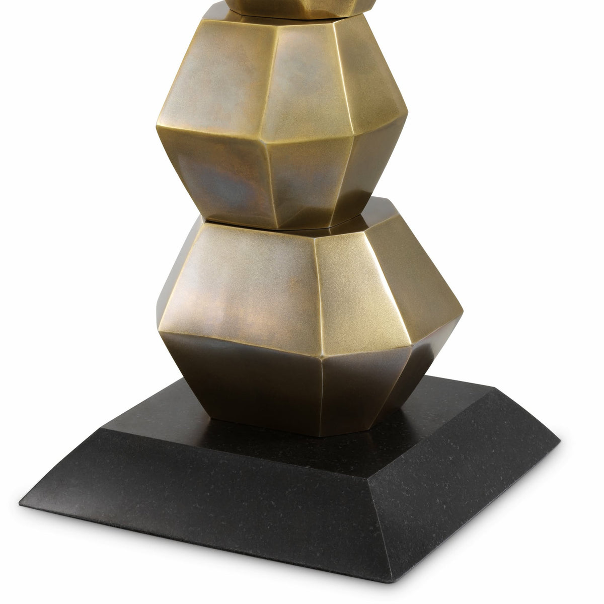 Stacked Brass Table Lamp Lior | Eichholtz Miami