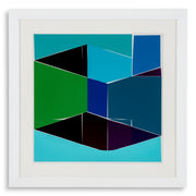 Geometric Print Silkscreen from Boissière I by Henri Boissière | Eichholtz Miami