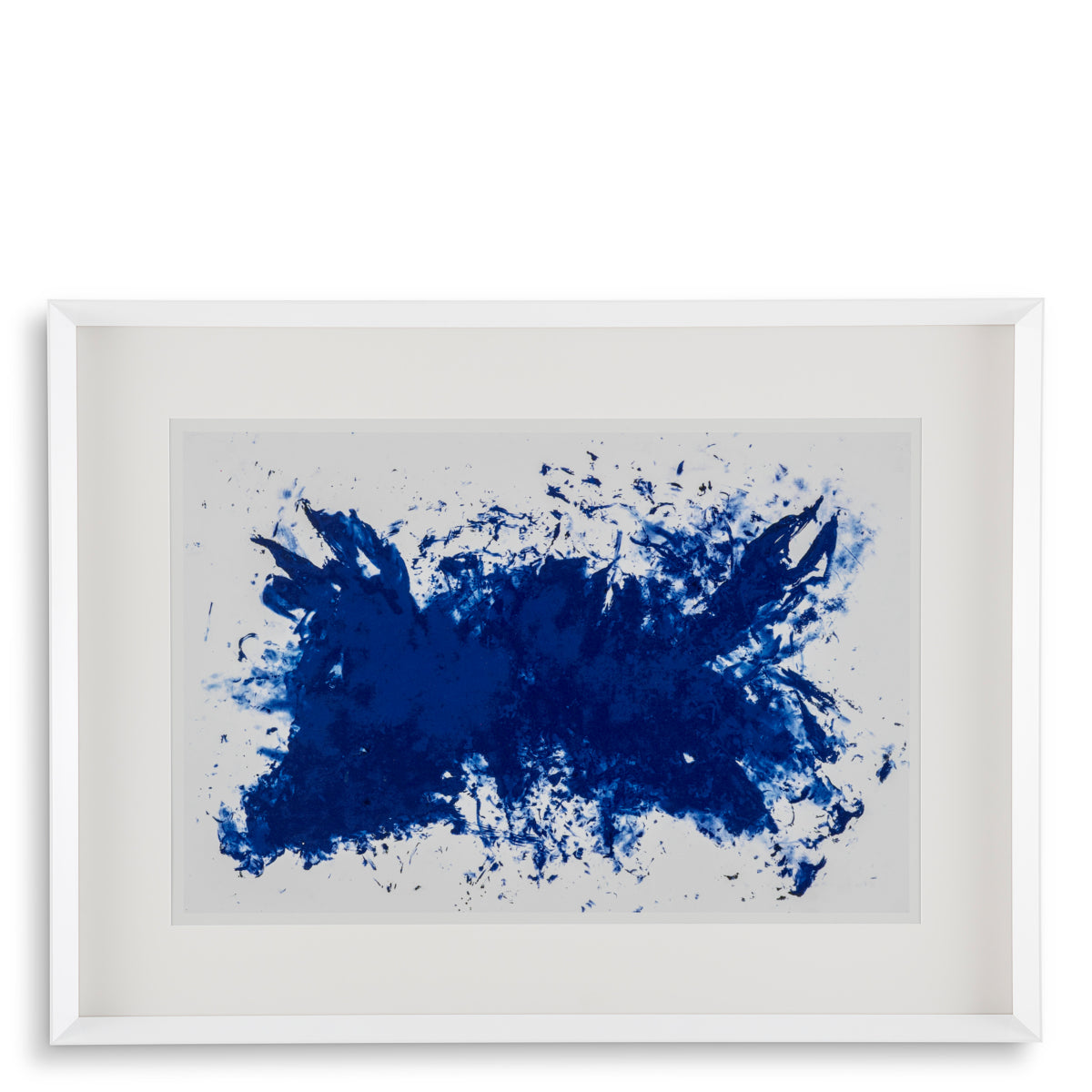 White Framed Print Hommage by Yves Klein | Eichholtz Miami