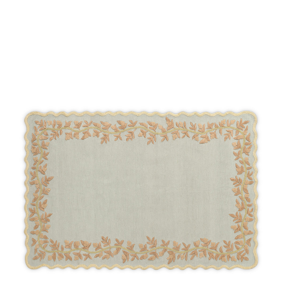 Leaves Framed Wool Rug Corentine | Eichholtz Miami