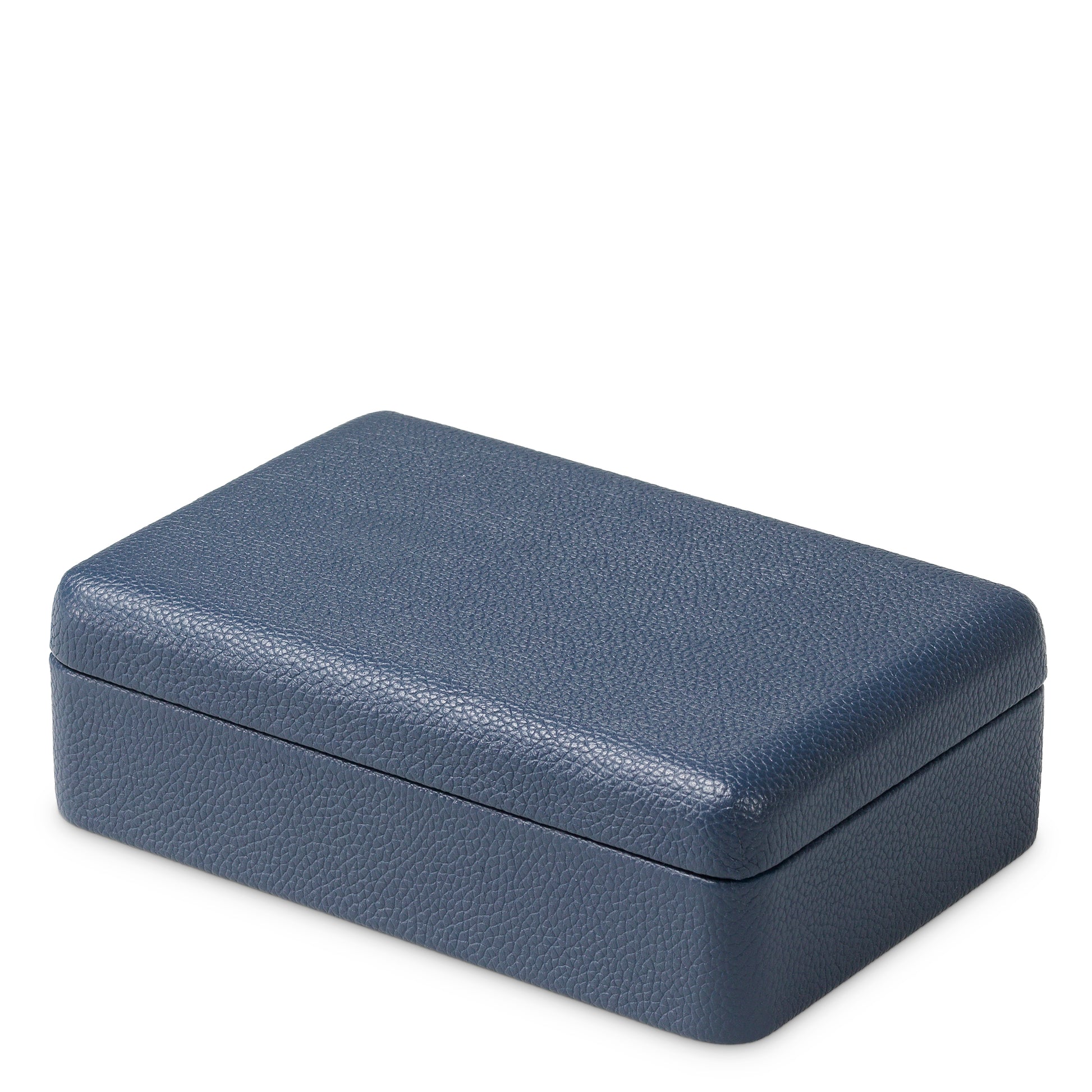 Blue Leather Deck Box The Ridges | Eichholtz Miami