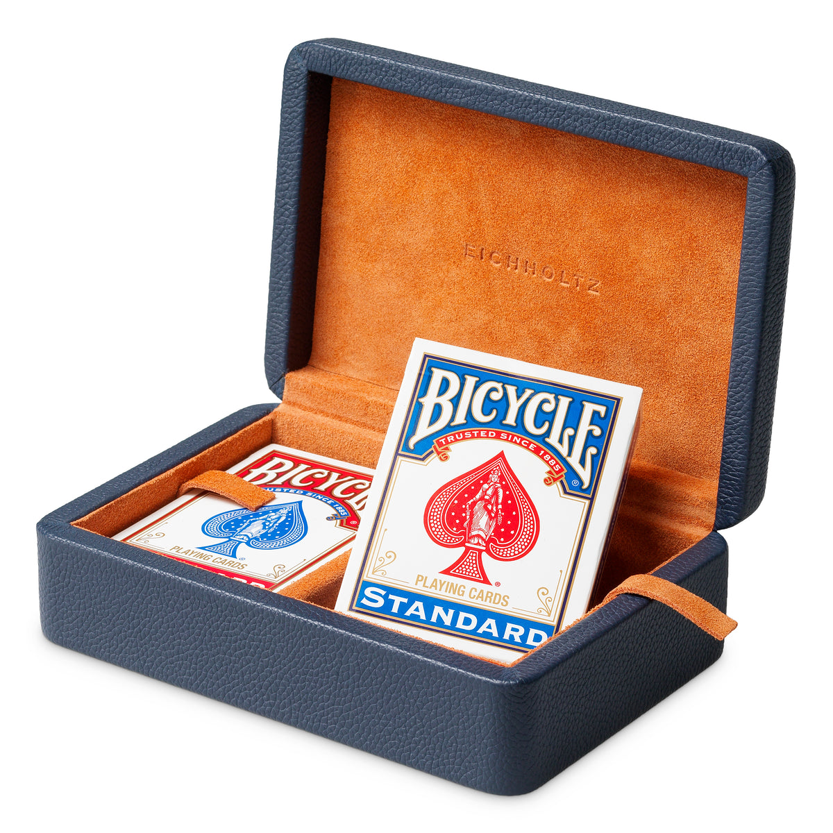 Blue Leather Deck Box The Ridges | Eichholtz Miami
