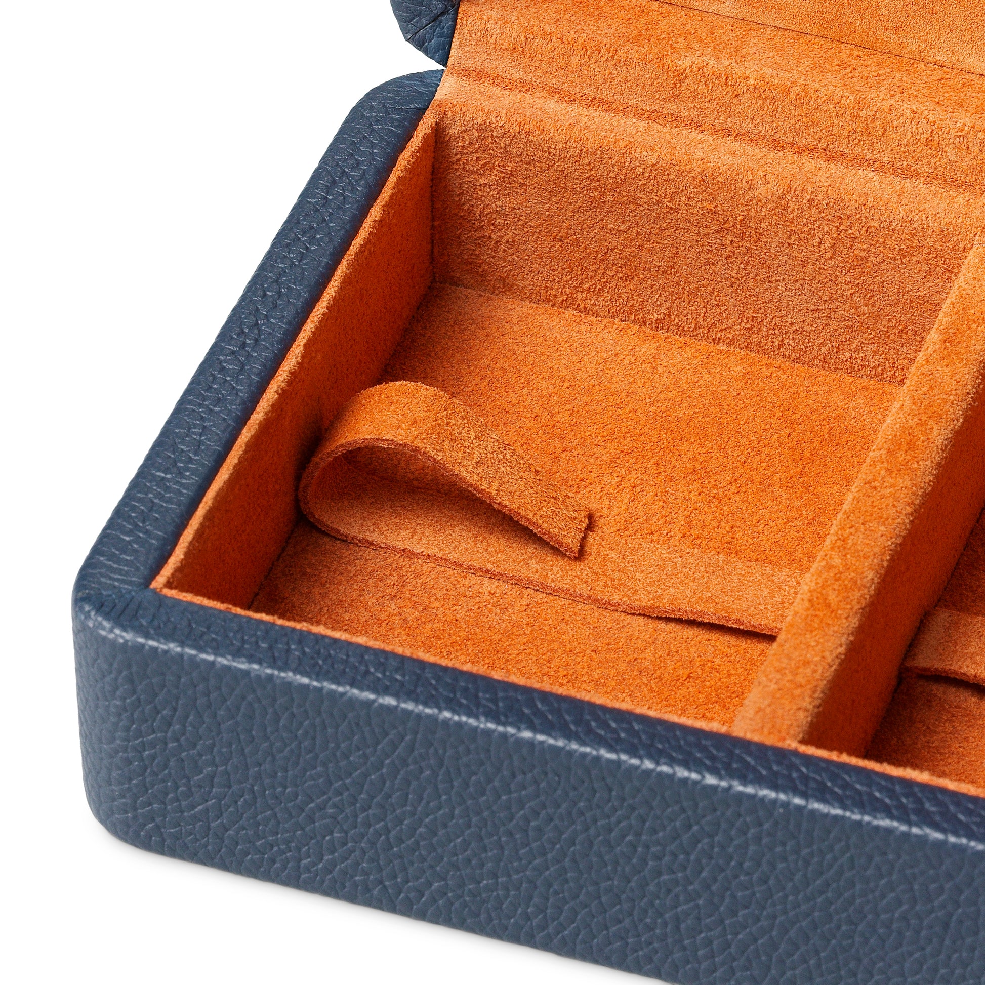 Blue Leather Deck Box The Ridges | Eichholtz Miami