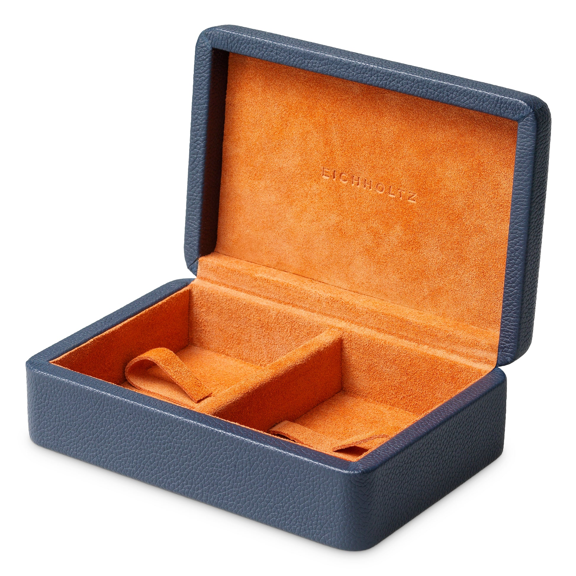 Blue Leather Deck Box The Ridges | Eichholtz Miami