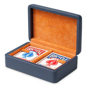 Blue Leather Deck Box The Ridges | Eichholtz Miami