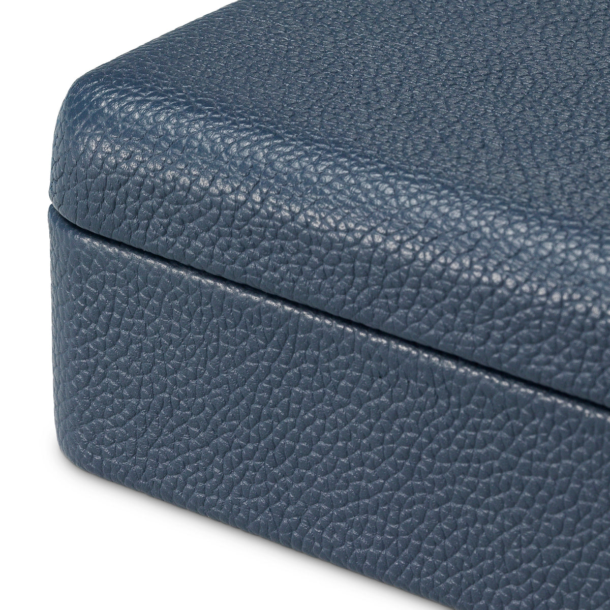 Blue Leather Deck Box The Ridges | Eichholtz Miami