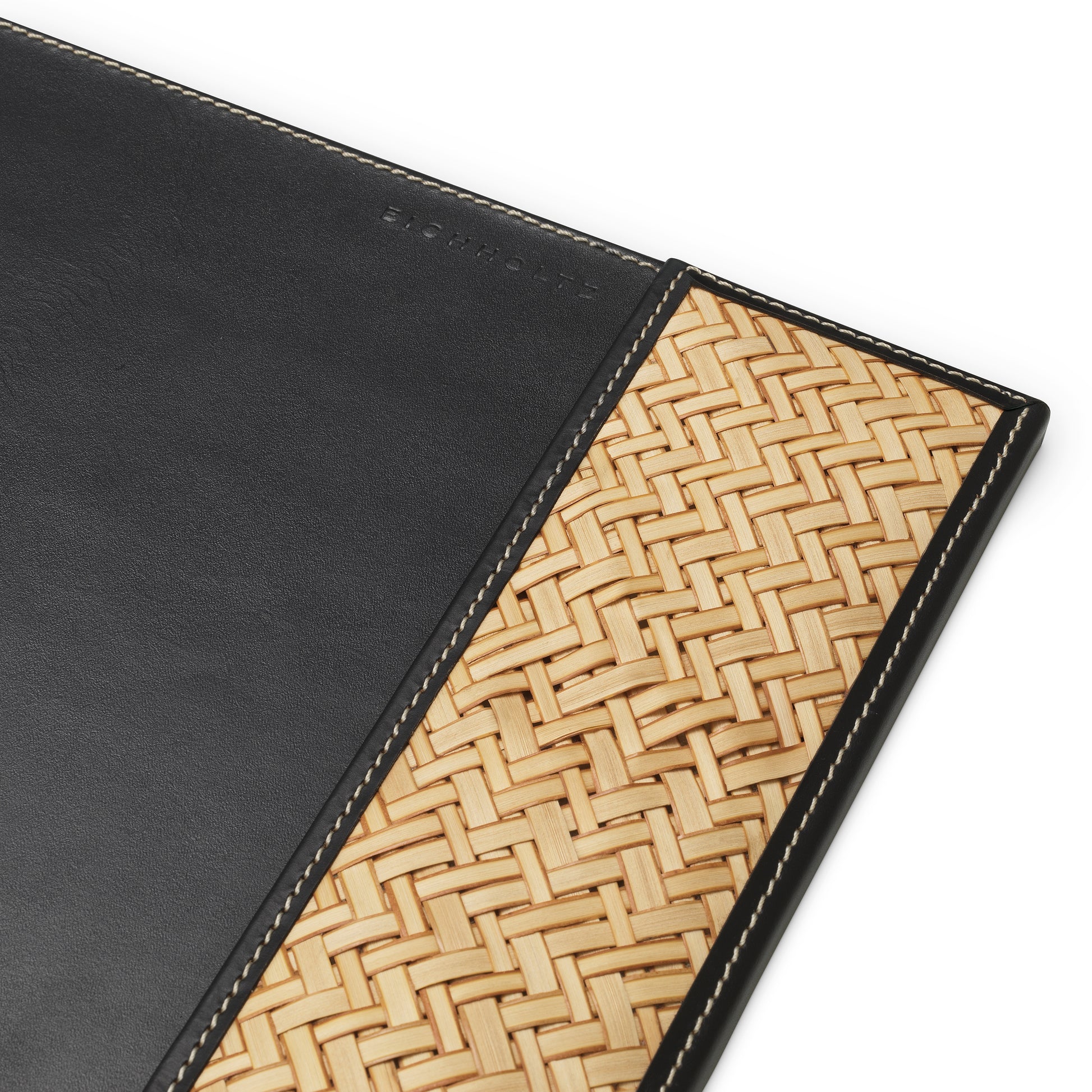 Black Leather Desk Blotter Taos | Eichholtz Miami