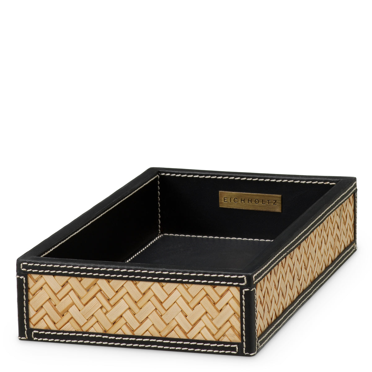 Black Leather Desk Set (2) Taos | Eichholtz Miami