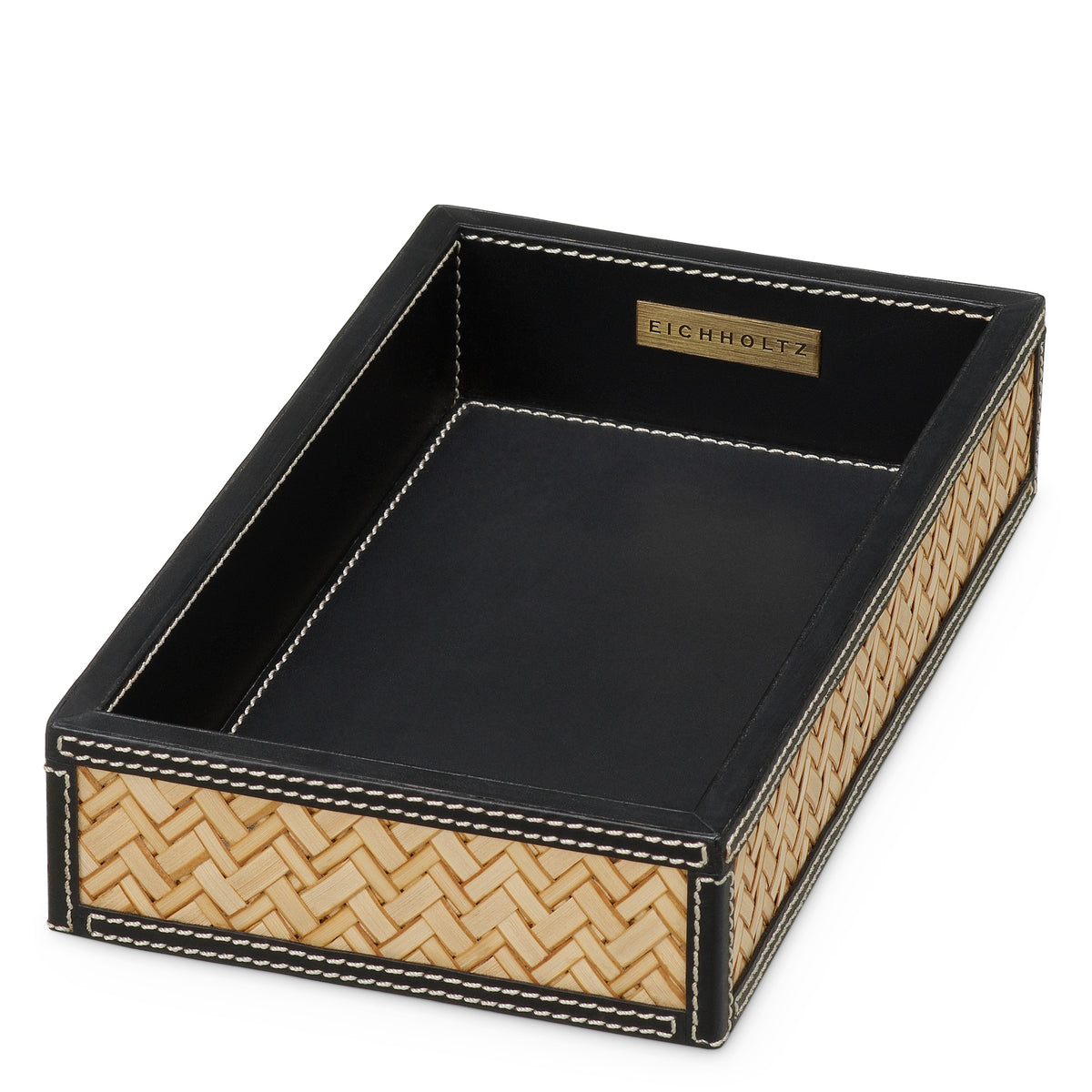 Black Leather Desk Set (2) Taos | Eichholtz Miami