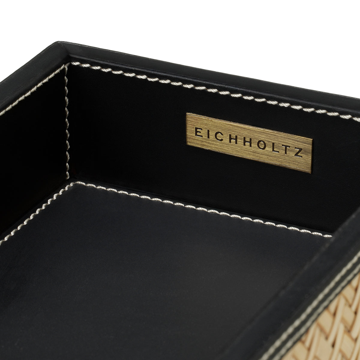 Black Leather Desk Set (2) Taos | Eichholtz Miami