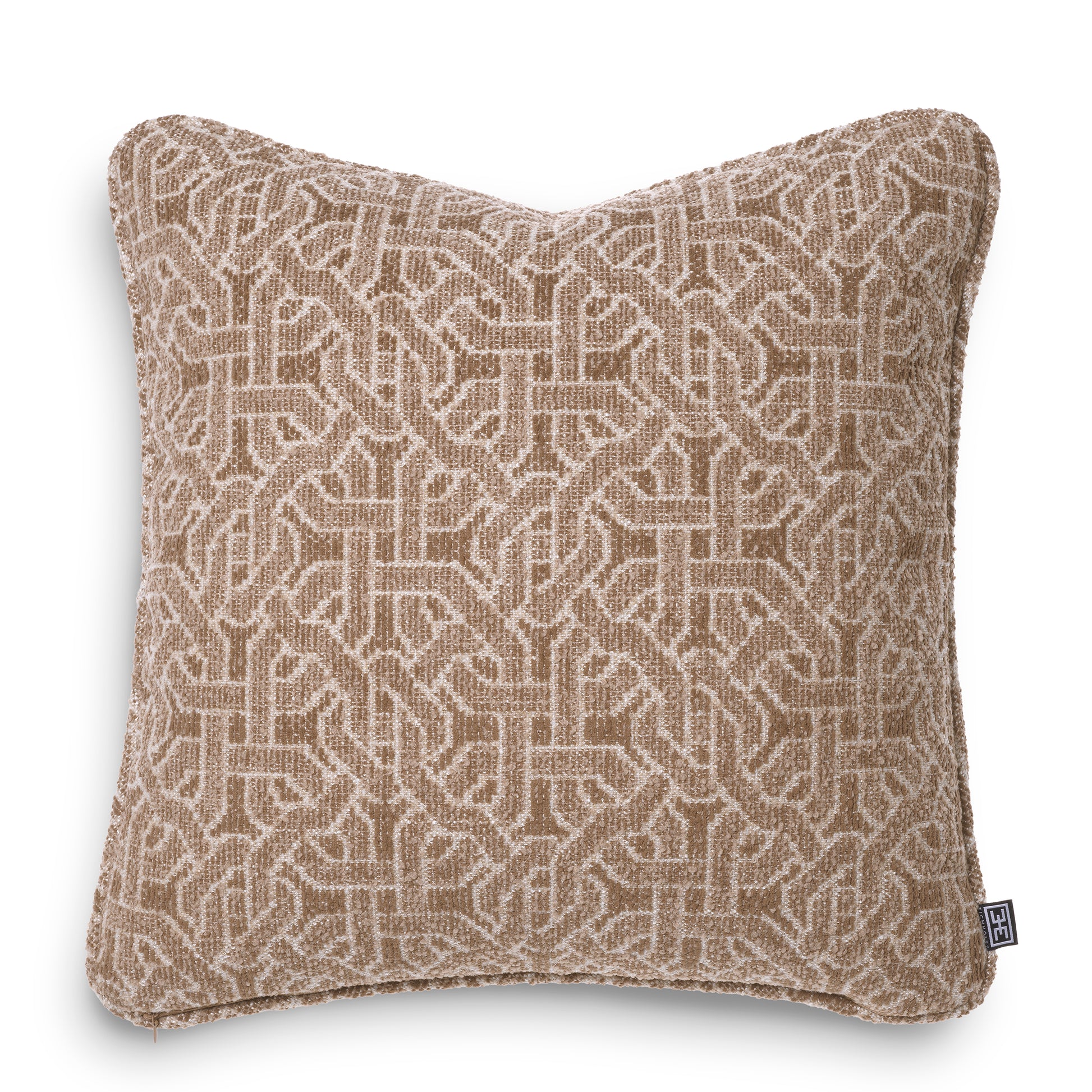 Beige Jacquard Cushion Frieze | Eichholtz Miami