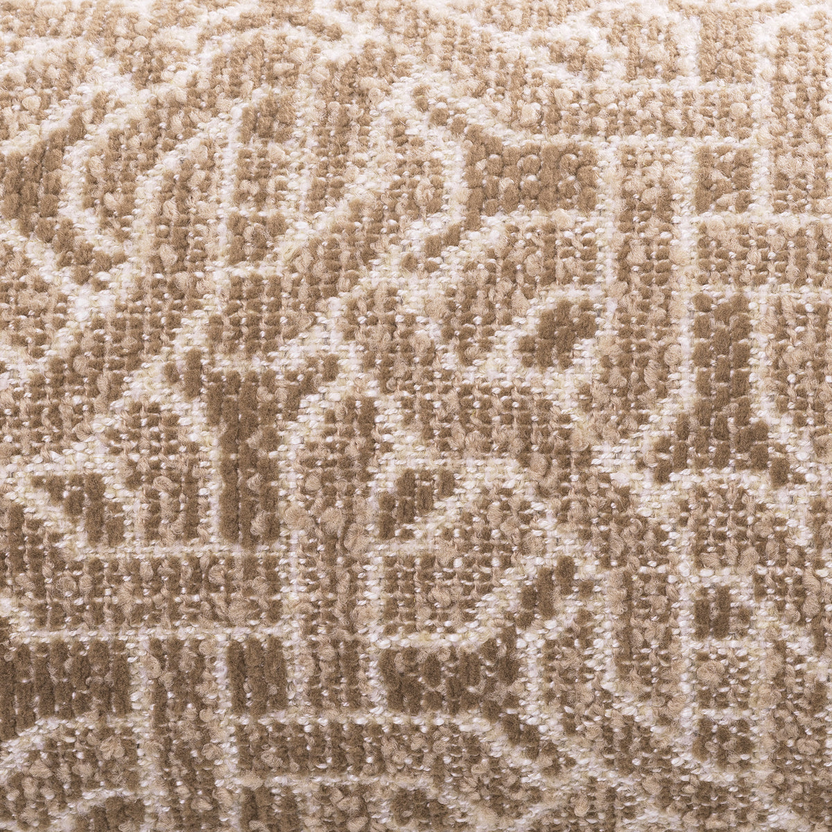 Beige Jacquard Bolster Cushion Frieze | Eichholtz Miami