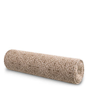 Beige Jacquard Bolster Cushion Frieze | Eichholtz Miami