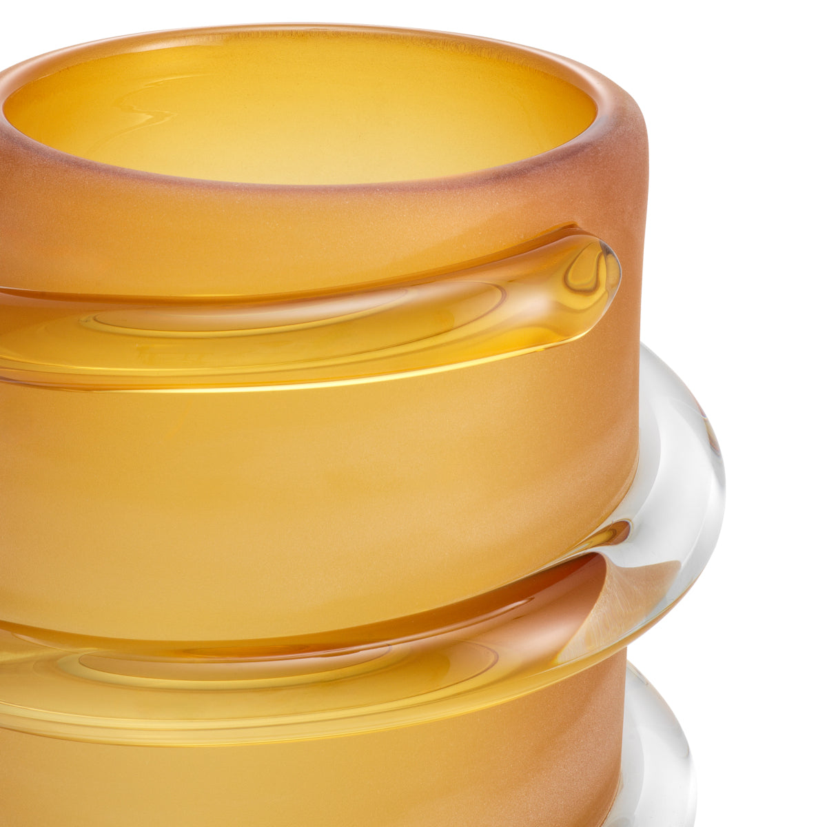 Yellow Glass Vase Eliano | Eichholtz Miami