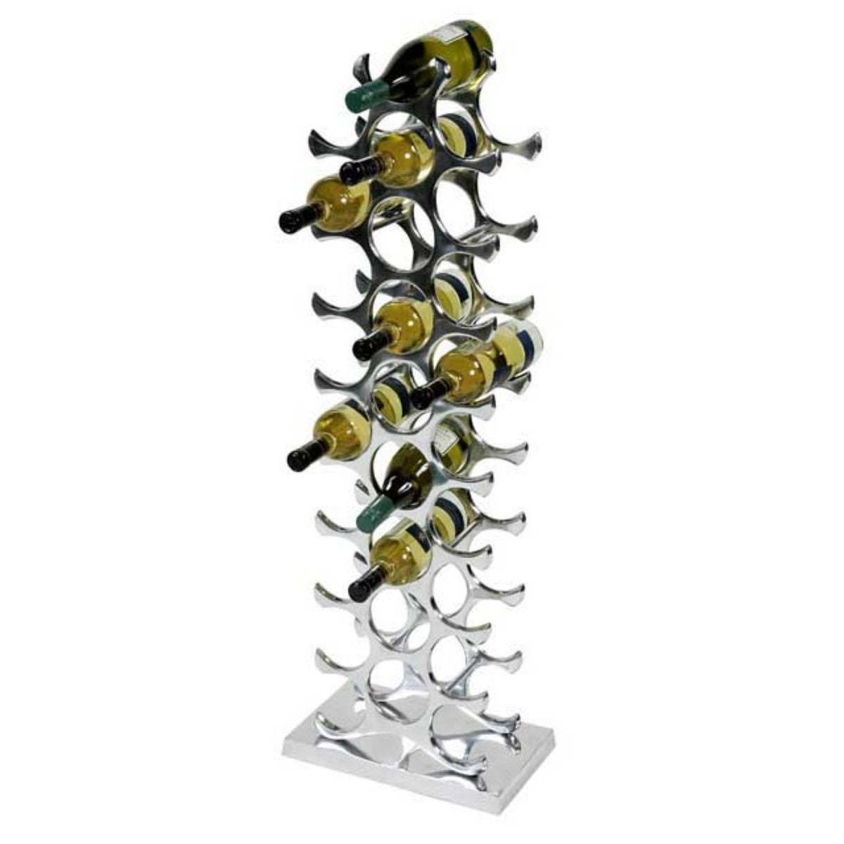 Silver Wine Rack L Alboran | Eichholtz Miami