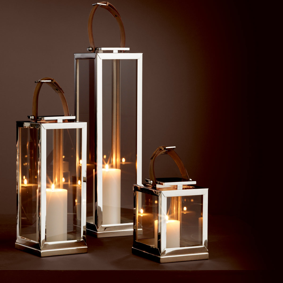 Nickel Finished Lantern Georgian | Eichholtz Miami