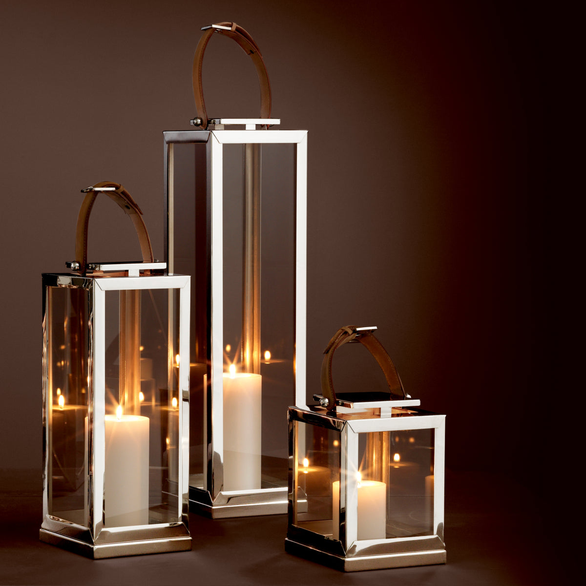 Nickel Finished Lantern Georgian | Eichholtz Miami