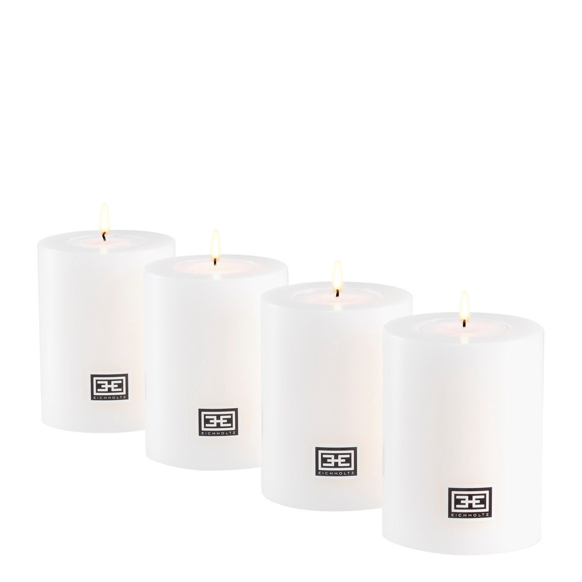 White Artificial Set (4) S Candles | Eichholtz Miami