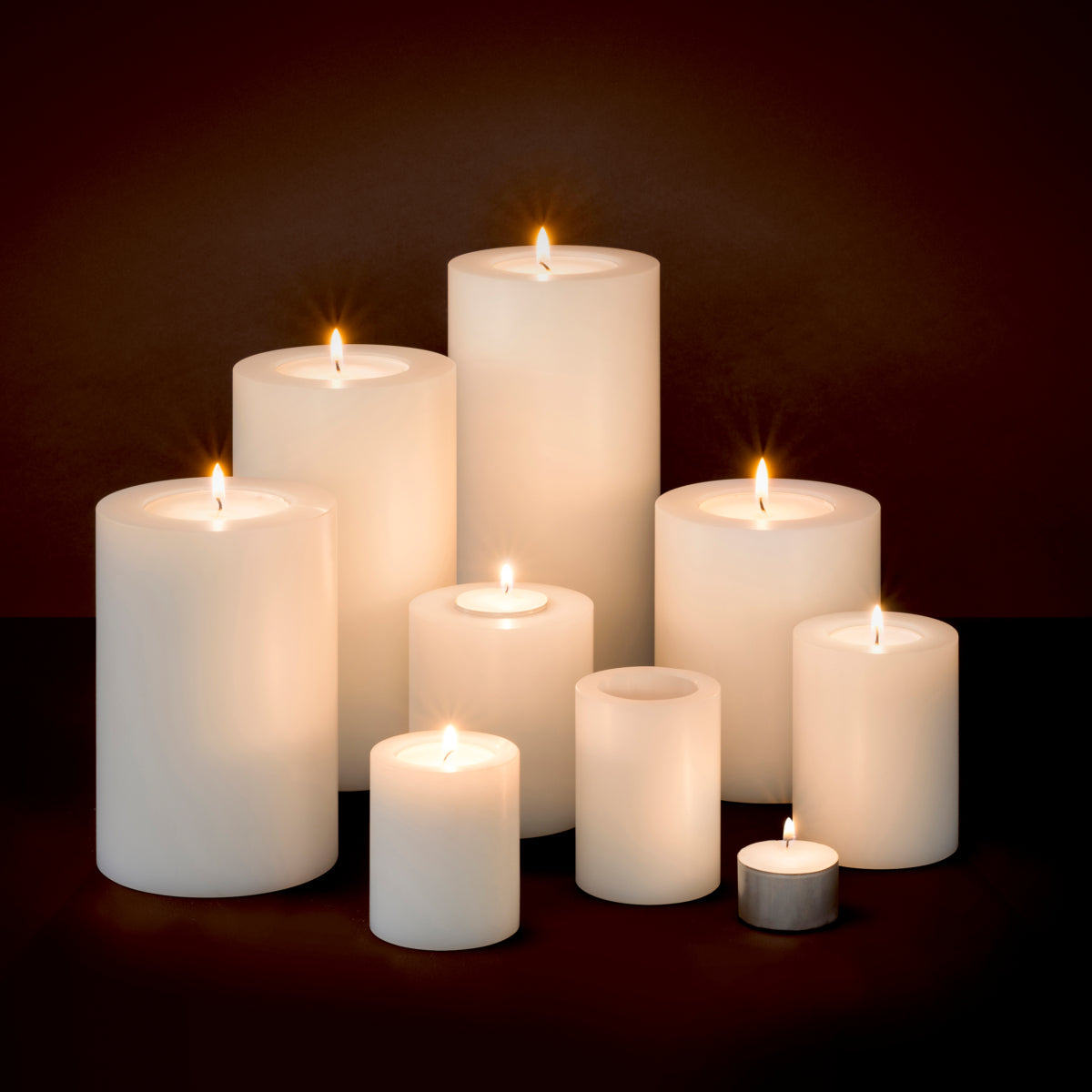 White Artificial Set (4) S Candles | Eichholtz Miami